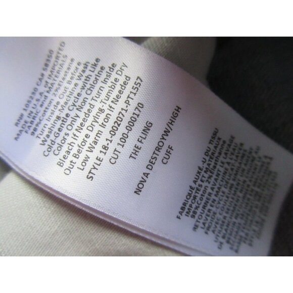 NWT Current/Elliott The Fling in Nova Destroyed Boyfriend Jeans 24 $238 - Picture 3 of 5